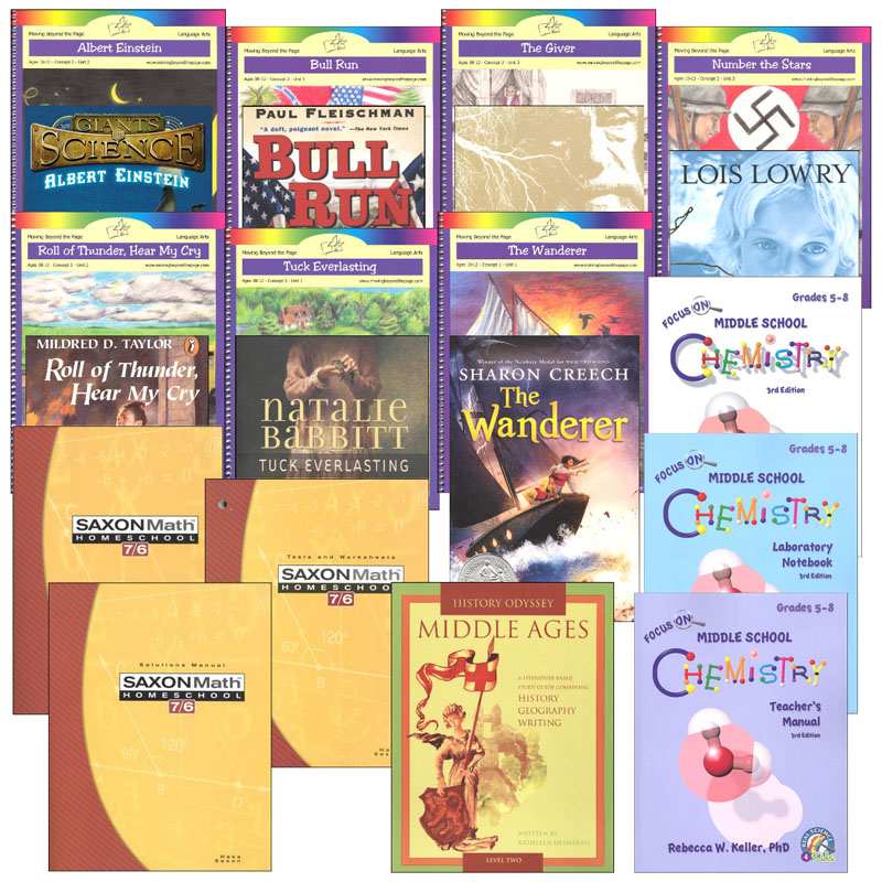 A collage of educational book covers, including titles like "The Giver," "Number the Star.