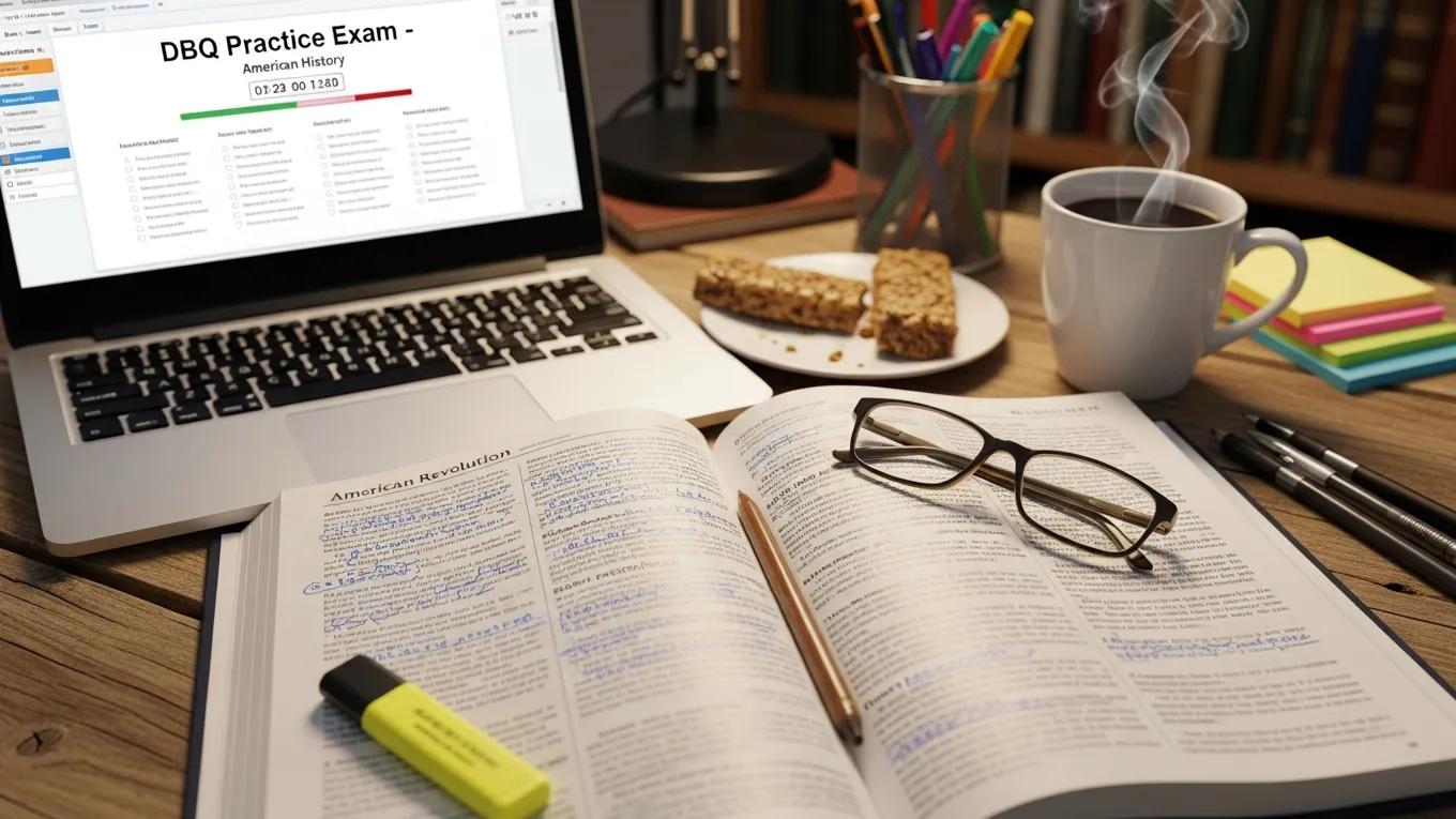 Study materials and notes for APUSH exam essay preparation
